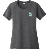 Atlantic City Seals Ladies PosiCharge Tri-Blend Wicking Scoop Neck Raglan Tee